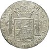 Moneda De 8 Reales De 1808. Carlos Iv. Lima. Ensayador Jp.